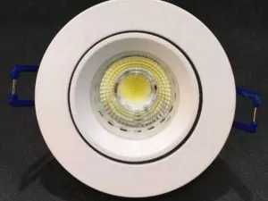 Single Round Spotlight in white frame SP2-533