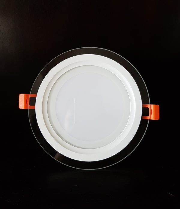 18W Round/ Square LED Downlight with Glass Panel DL100218 Regal Lighting