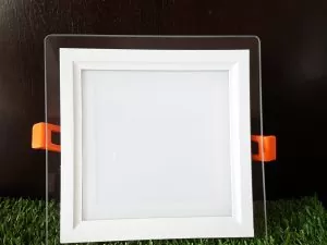 12W Round/ Square LED Downlight with Glass Panel DL1002-12