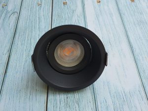Single Round Spotlight in White/Black Frame SP4-A50MM