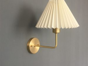 Pleated Wall Light WL3019-OW