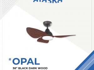 Alaska Opal Ceiling Fan with LED