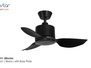Crestar Airis+ 3 Blades No Light (Smart Series Ceiling Fan)