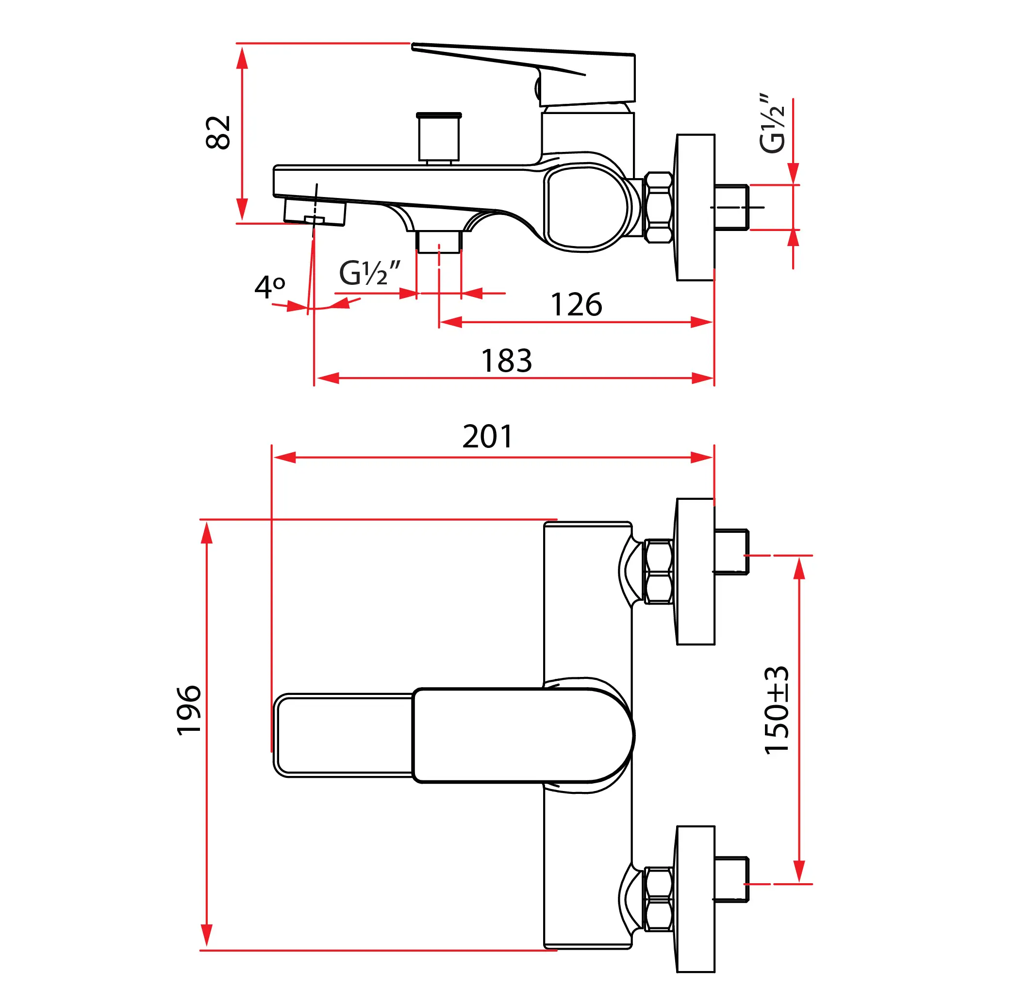 RAZZO 4061 Dimension 1000 x 1000