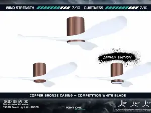 Point One (PO) Blizzard VSPEC-IV Smart Wifi Ceiling Fan