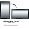 Fidelis Mirror in Tinted Black