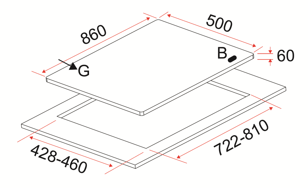 EFH 9730 TN VGB Dimension drawing tn