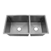 FSD 22315 Double Bowl Under Mount Sink R10 Nano Coating