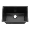 FSD 22332 Single Bowl Under Mount Sink R10 Nano Pearl Black Coating