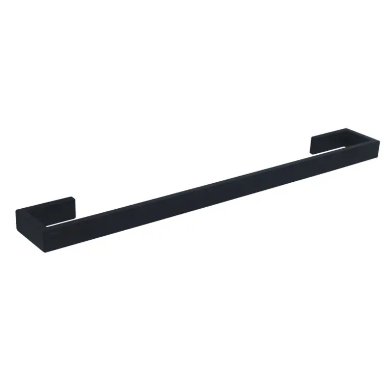 FAC BK827019 Single Towel Bar Lux Series Black