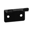 FAC BK835017 Double Robe Hook Ron Series Black