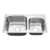 FSD 22313 Double Bowl Top Mount Sink