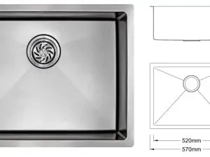Boshsini Nano Sink BSQ 5745