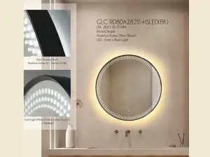 Glorex LED Mirror - Hand Motion Sensor - GLC RD80A282IS-HSLED