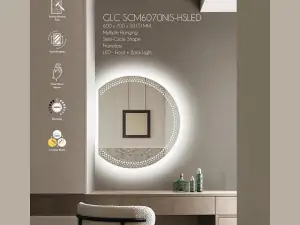 Glorex LED Mirror - Hand Motion Sensor - GLC SCM6070NIS-HSLED