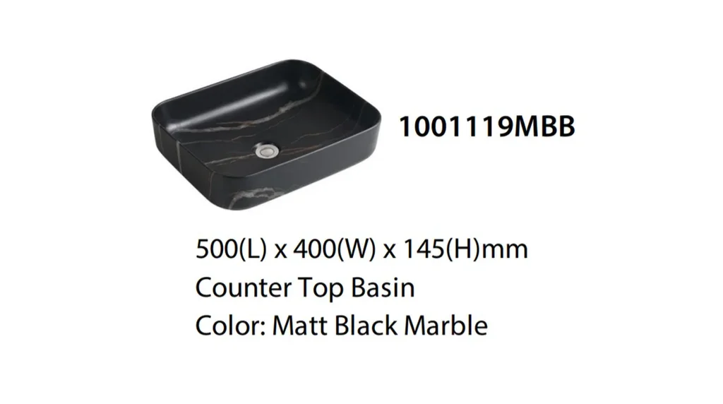 1001119MBB Matt Black Marble4