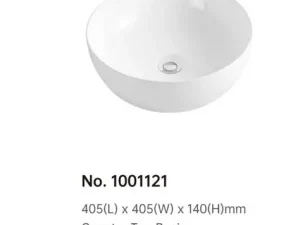 Dusche Countertop Basin 1001121 White