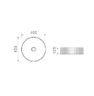 Dusche Countertop Basin 1001123MB Matt Black