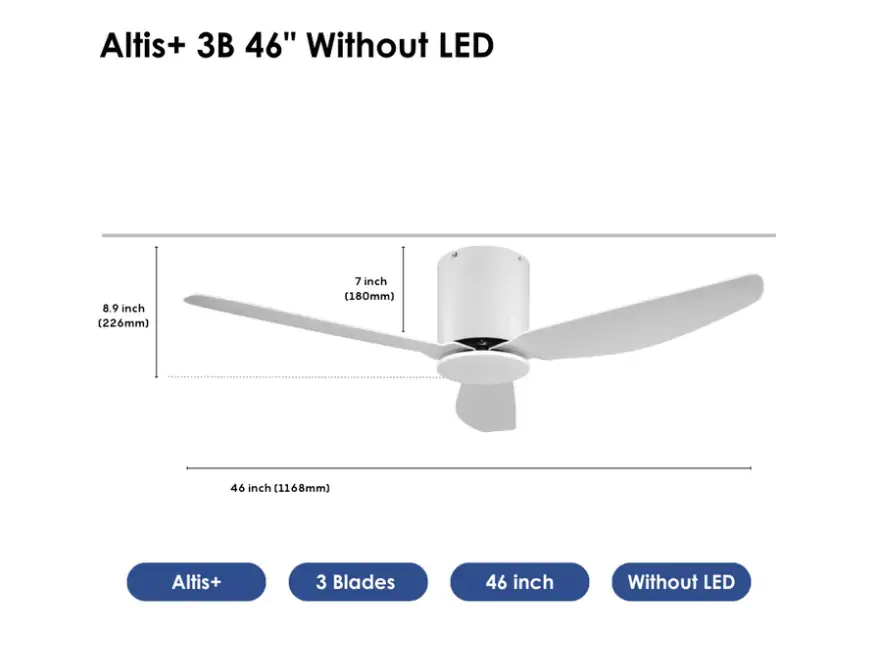 Crestar Altis+ 3Blades NL 46 WH