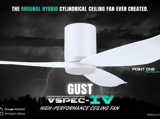 Point One (PO) Gust VSPEC-IV Smart Wifi Ceiling Fan with Blade 06