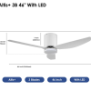 Crestar Altis+ 3Blades LED 46 WH