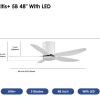 Crestar Altis+ 5Blades LED 48 WH