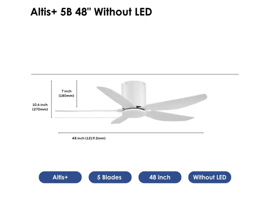 Crestar Altis+ 5Blades NL 48 WH