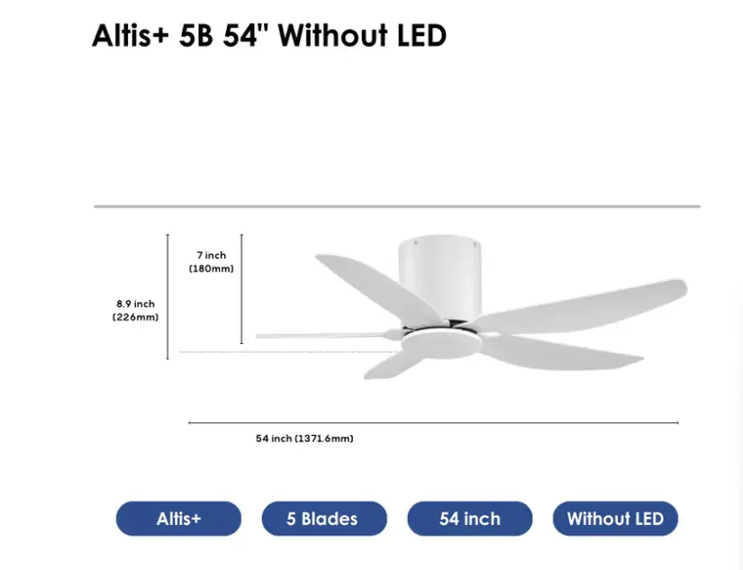 Crestar Altis+ 5Blades NL 54 WH
