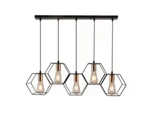 LH3625-5 Pendant Black