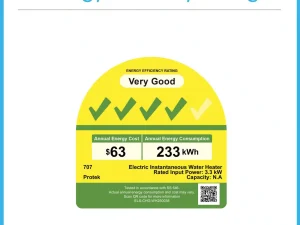 707 Instant Water Heater Protek