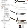 Mowe Gale Hugger ver Smart Ceiling Fans
