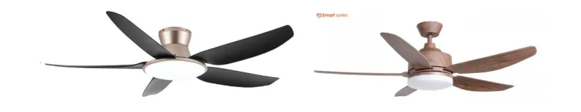  Fanco Rito Plus 36W Dimmable LED ($323) or Crestar Airis 25W 54” ($560)