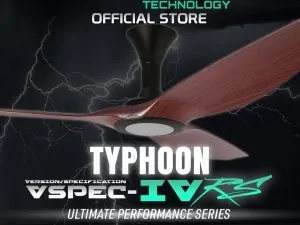 Point One Typhoon VSPEC-IV RS Ceiling Fan (3 Blades)