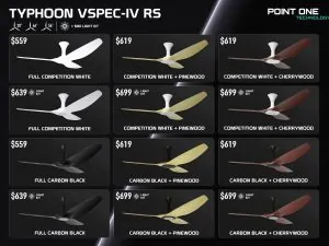 Point One Typhoon VSPEC-IV RS Ceiling Fan (3 Blades)