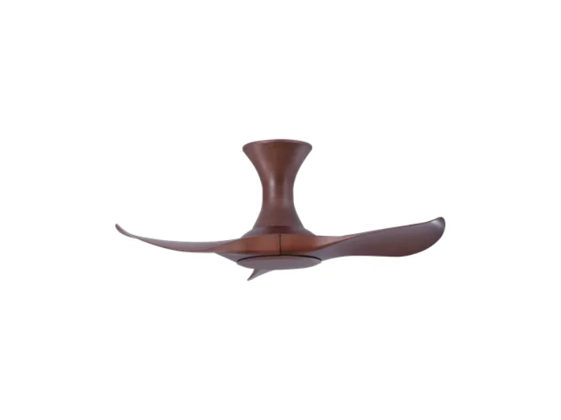Efenz Thurman hugger ceiling fan and Isaac no-light ceiling fan side by side