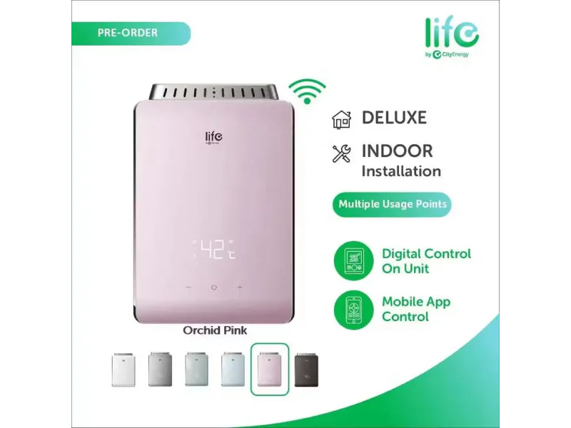 City Energy Life gas water heater unit