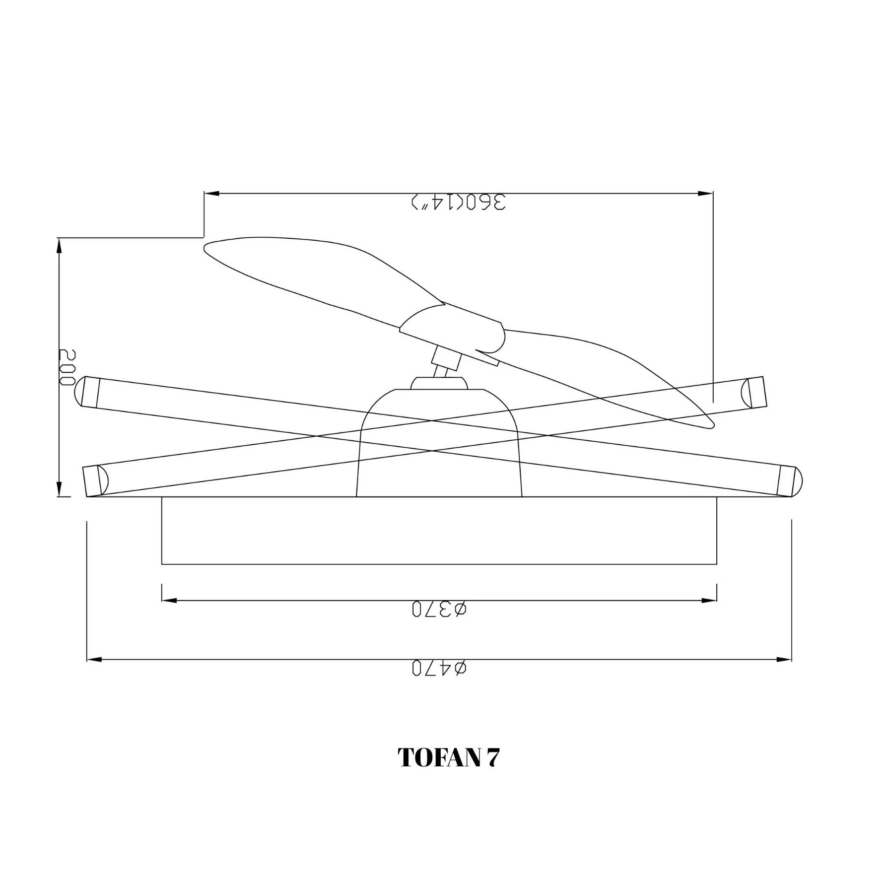Fanco Tristar Tofan Light with Fan - Image 6